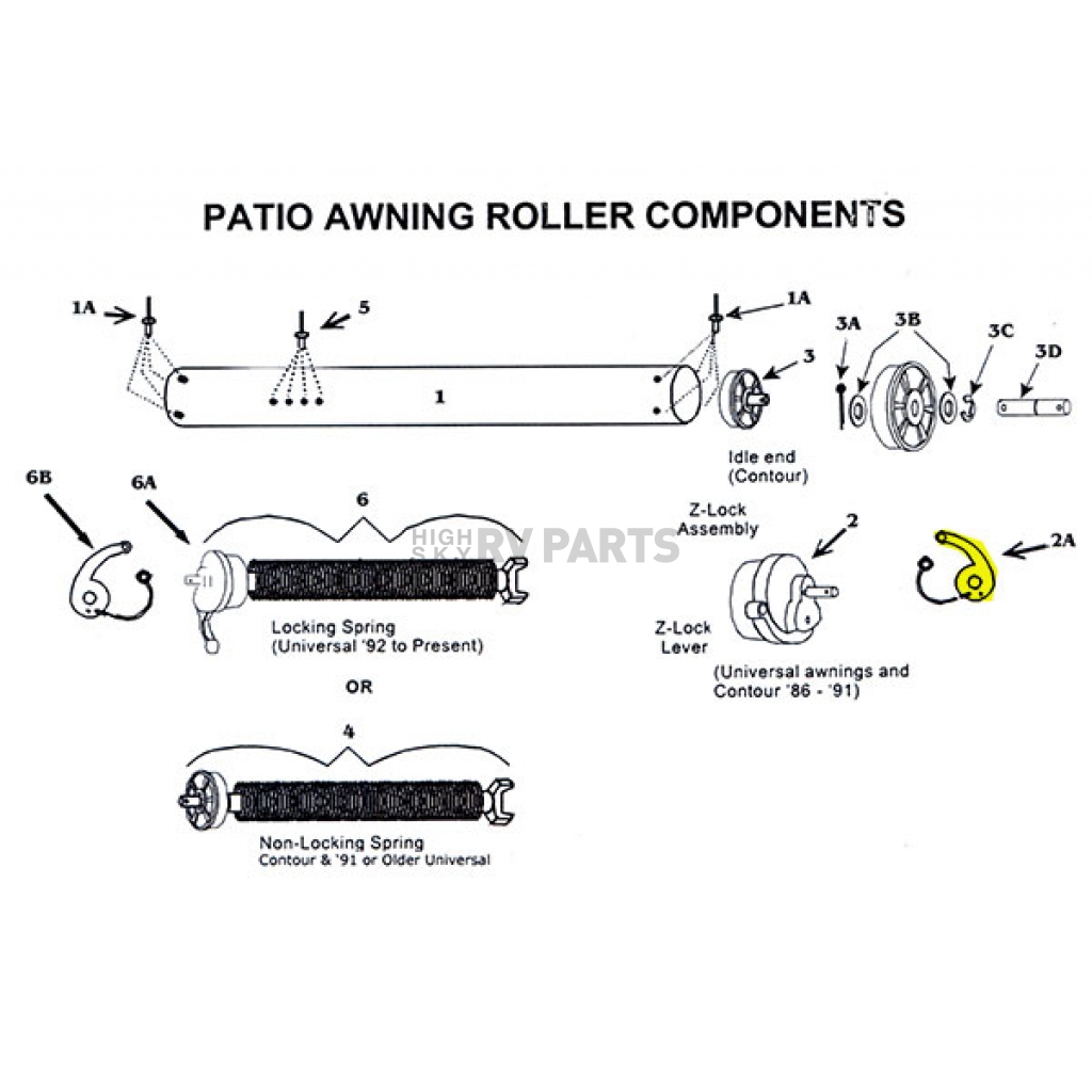 Z Lock Replacement Lever Kit 20161S